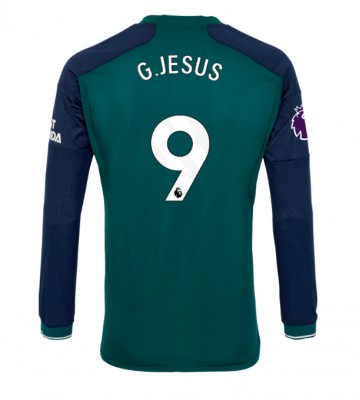 Arsenal Gabriel Jesus #9 Tredje trøje 2023-24 Lange ærmer
